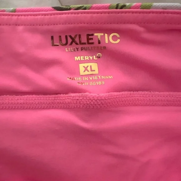 Lilly Pulitzer Luxletic Maryana Skort mane character energy NWT - Picture 5 of 5